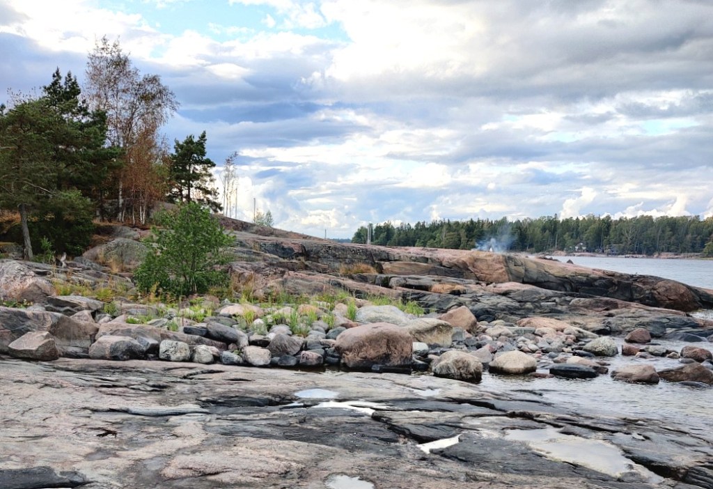 Gåsgrundin ihanan sileät kalliot