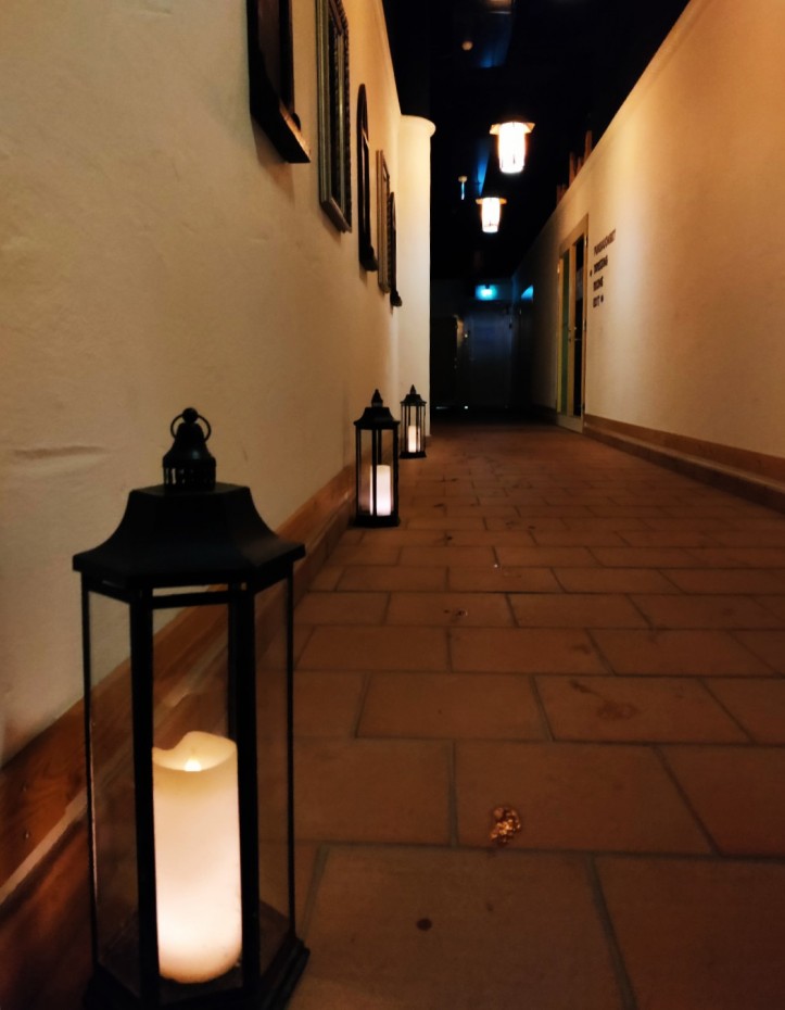 Flamingo aikuisten kylpyjen kaunista tunnelmaa