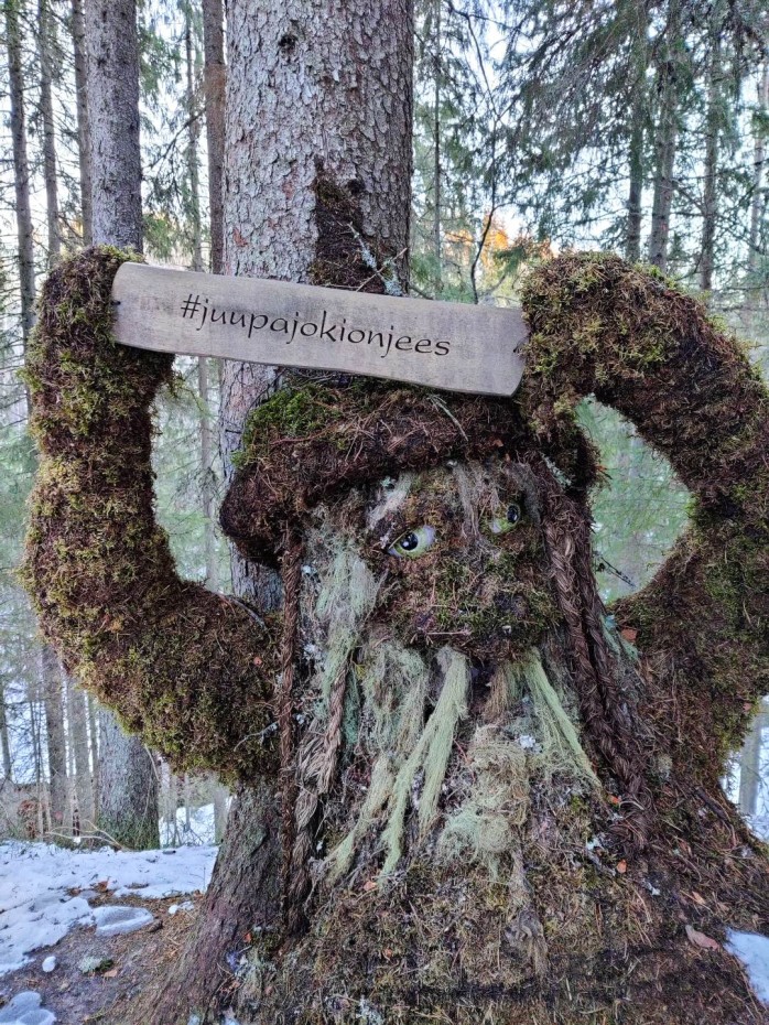 Juupajoen rotkon Hankala-Hermanni satuhahmo