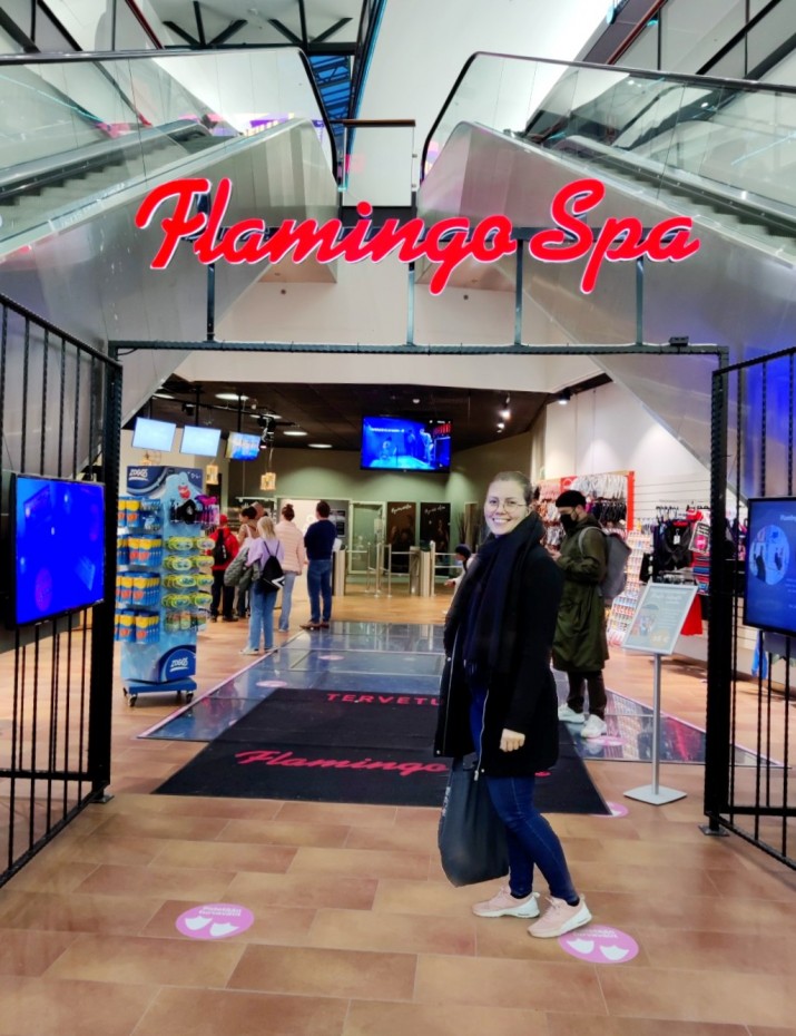 Flamingo Spa sisäänkäynti