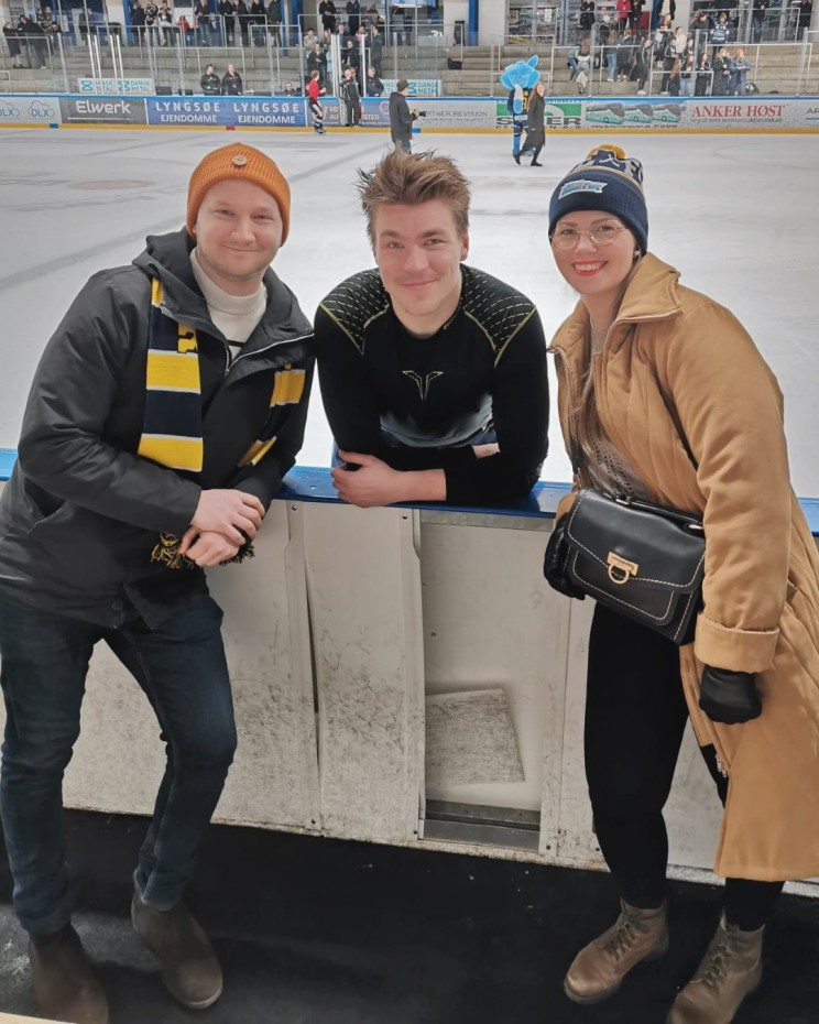 Fanikuva Herning Blue Fox jääkiekkopelissä