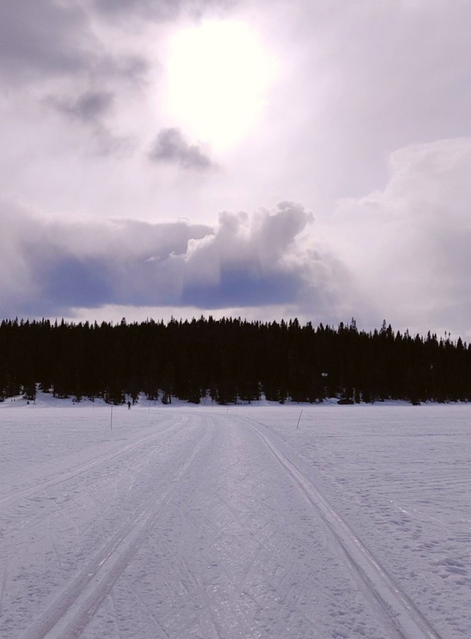 Hiihtomaisemia Rukalta