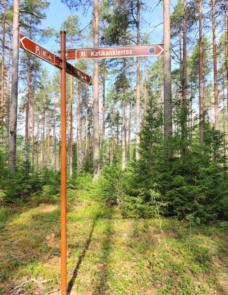 Katikankanjonin opaskyltti