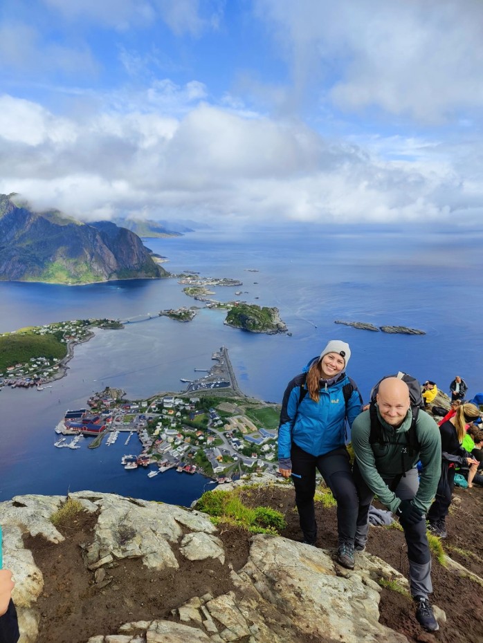 Rakkaalla hieman korkean paikan kammoa...